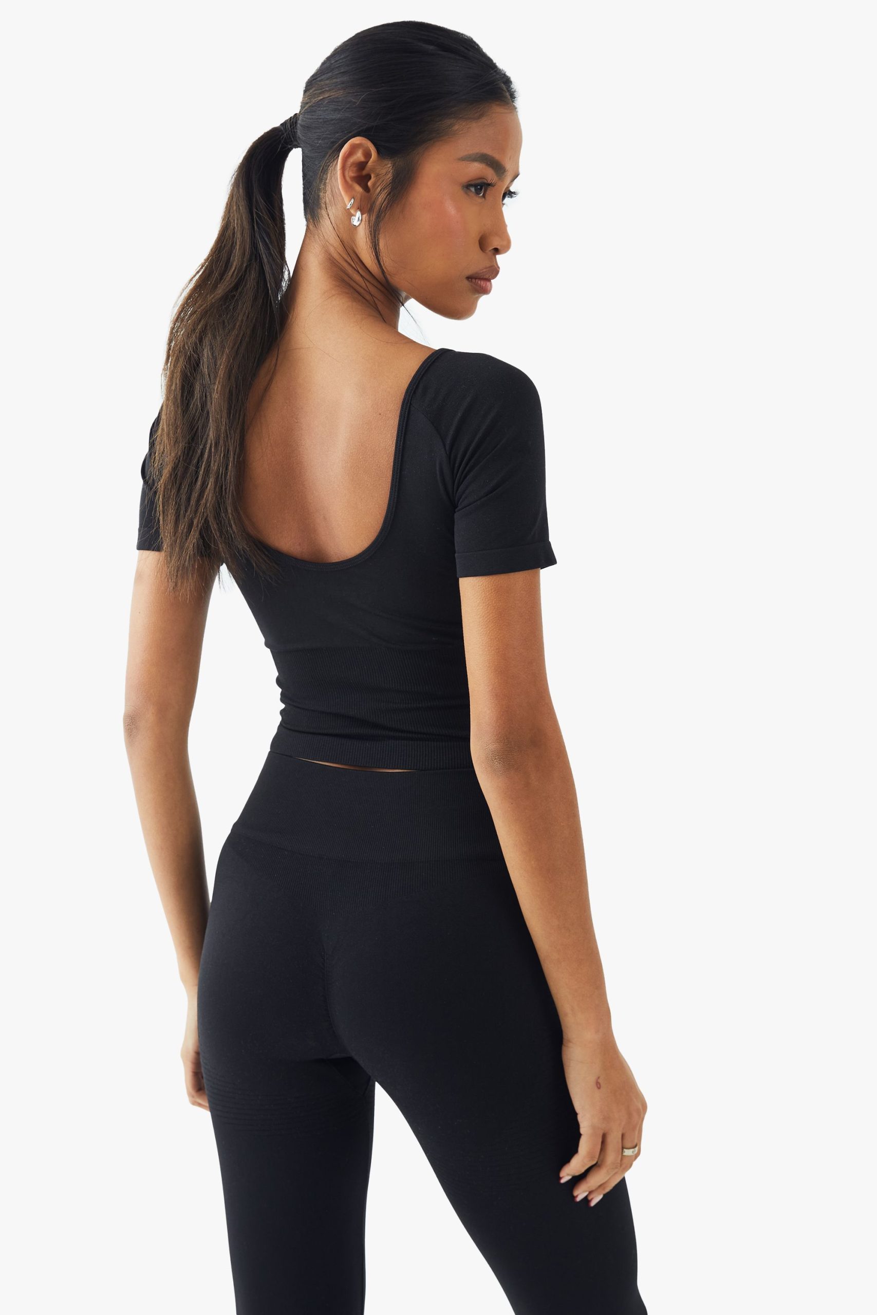 Premium Sculpt Seamless Short Sleeve Top - Image 2