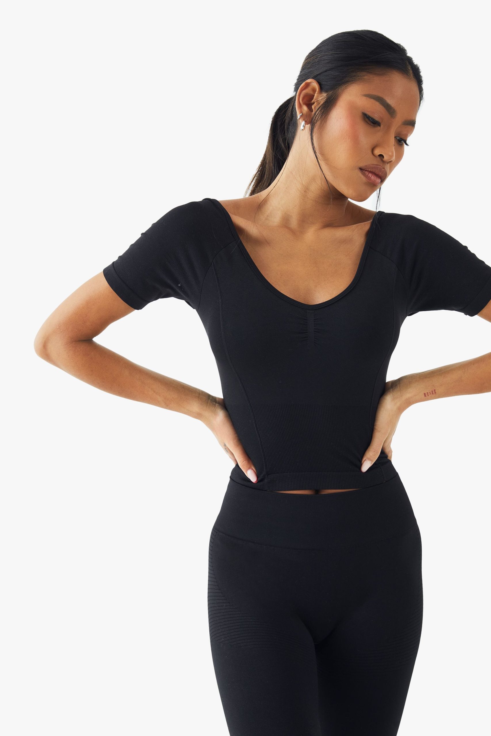 Premium Sculpt Seamless Short Sleeve Top - Image 4