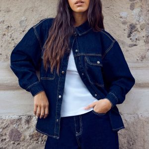 Oversized Denim Shirt
