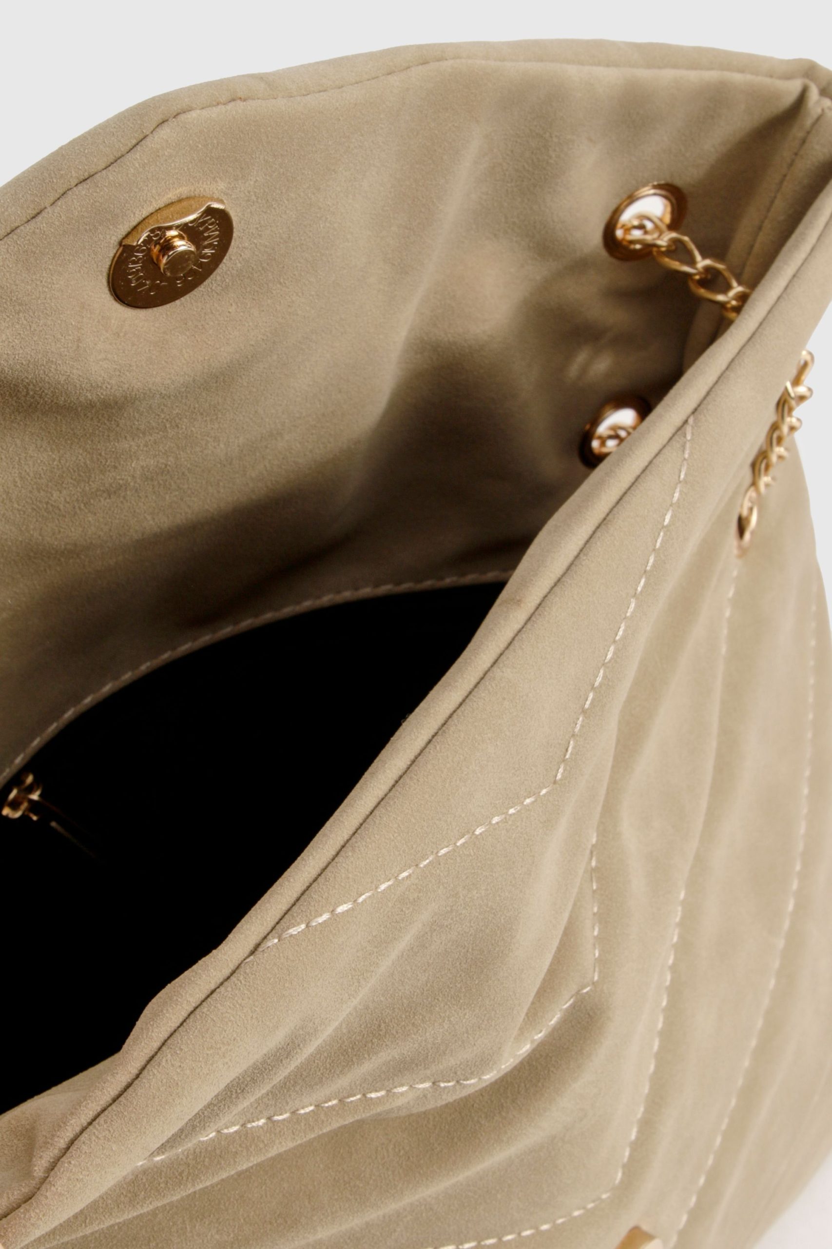 Fold Over Chain Handle Cross Body Bag - Image 4