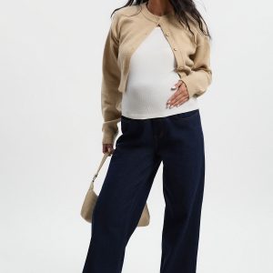 Maternity Over The Bump Wide Leg Jeans