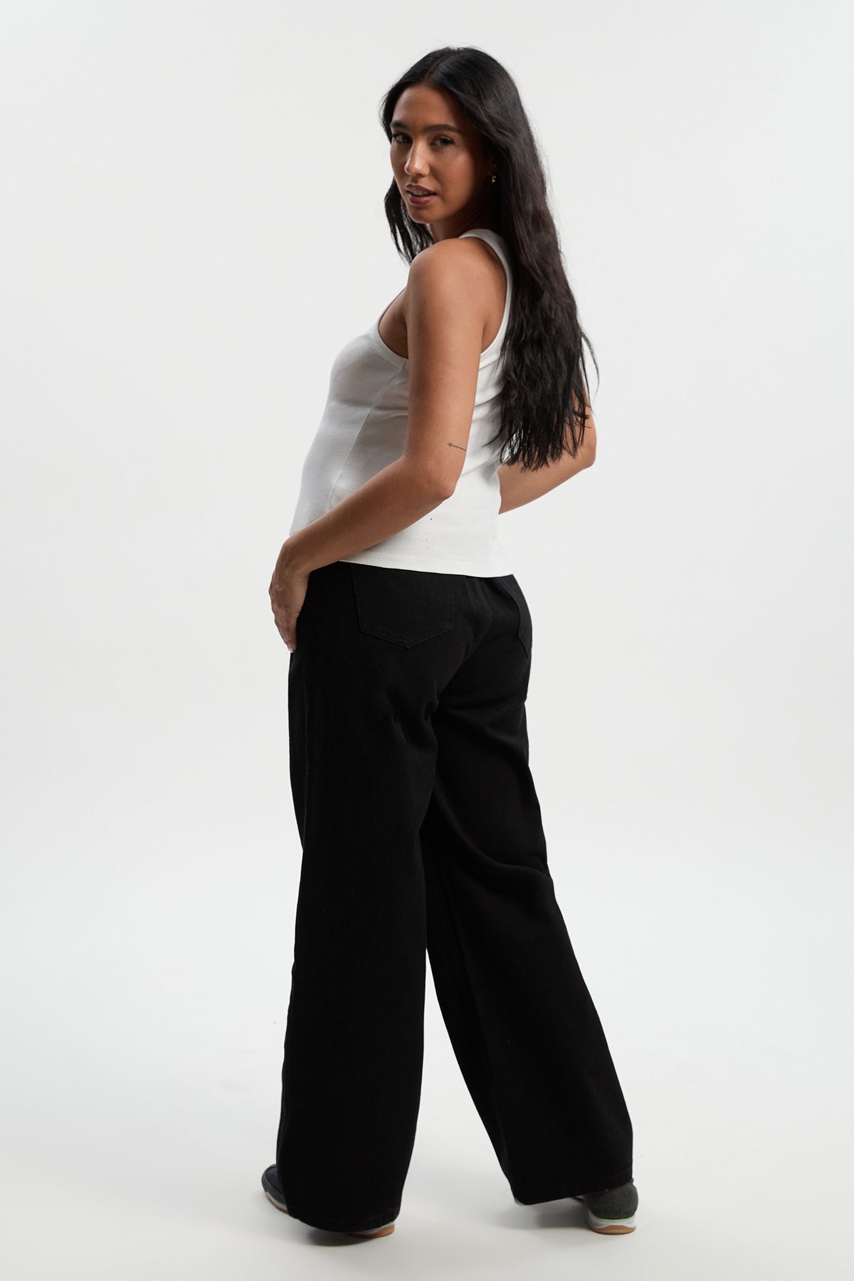 Maternity Over The Bump Mom Jeans - Image 2