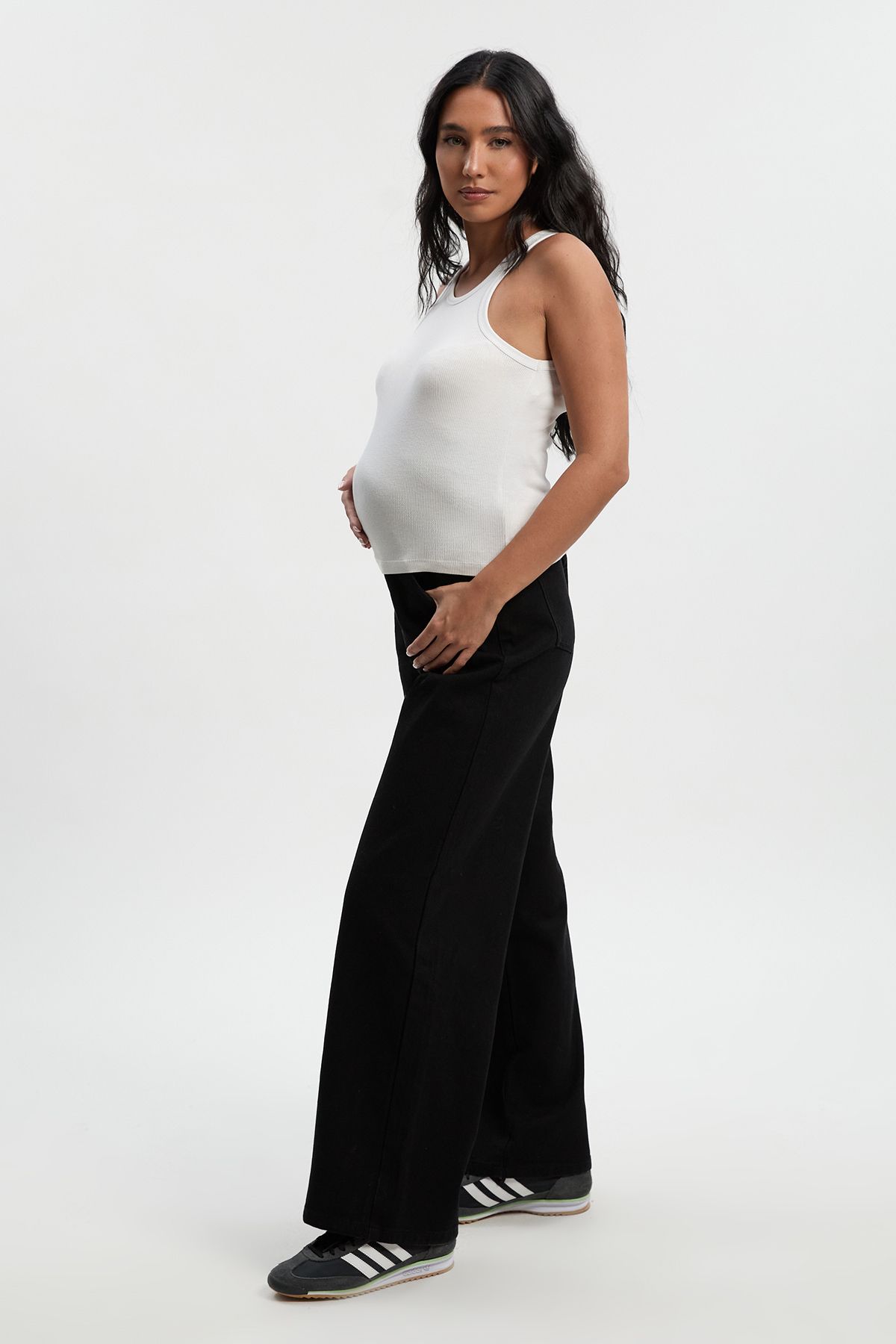 Maternity Over The Bump Mom Jeans - Image 3