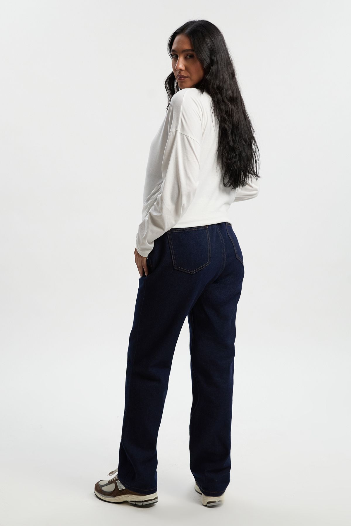 Maternity Over The Bump Mom Jeans - Image 2