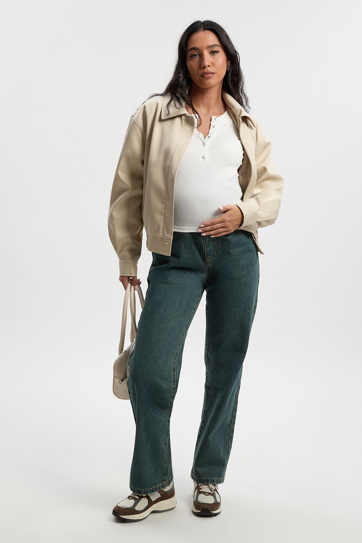 Maternity Over The Bump Straight Leg Jeans