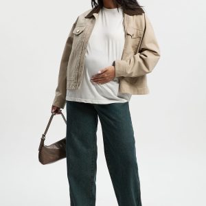 Maternity Over The Bump Wide Leg Jeans