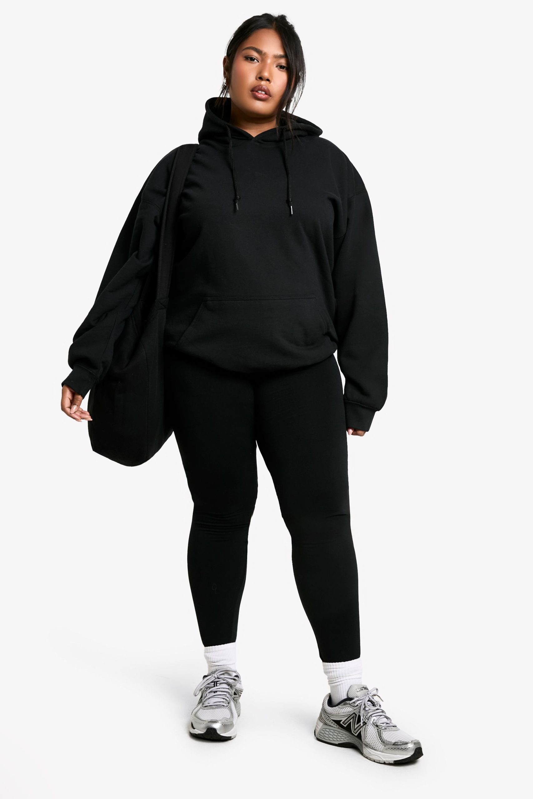 Plus Supersoft Fleece Lined Leggings - Image 3