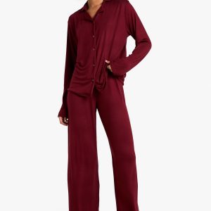 Tall Long Sleeve Shirt & Trousers Pyjama Set