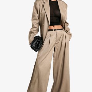 Tailored Extreme Wide Leg Trousers