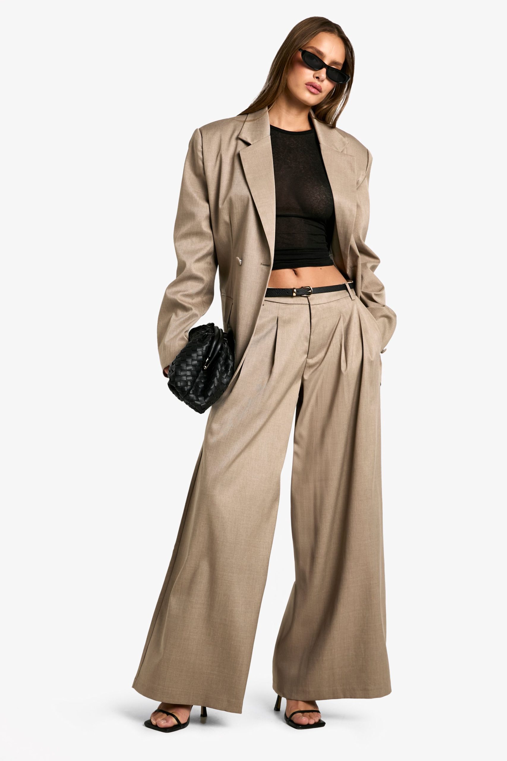 Tailored Extreme Wide Leg Trousers