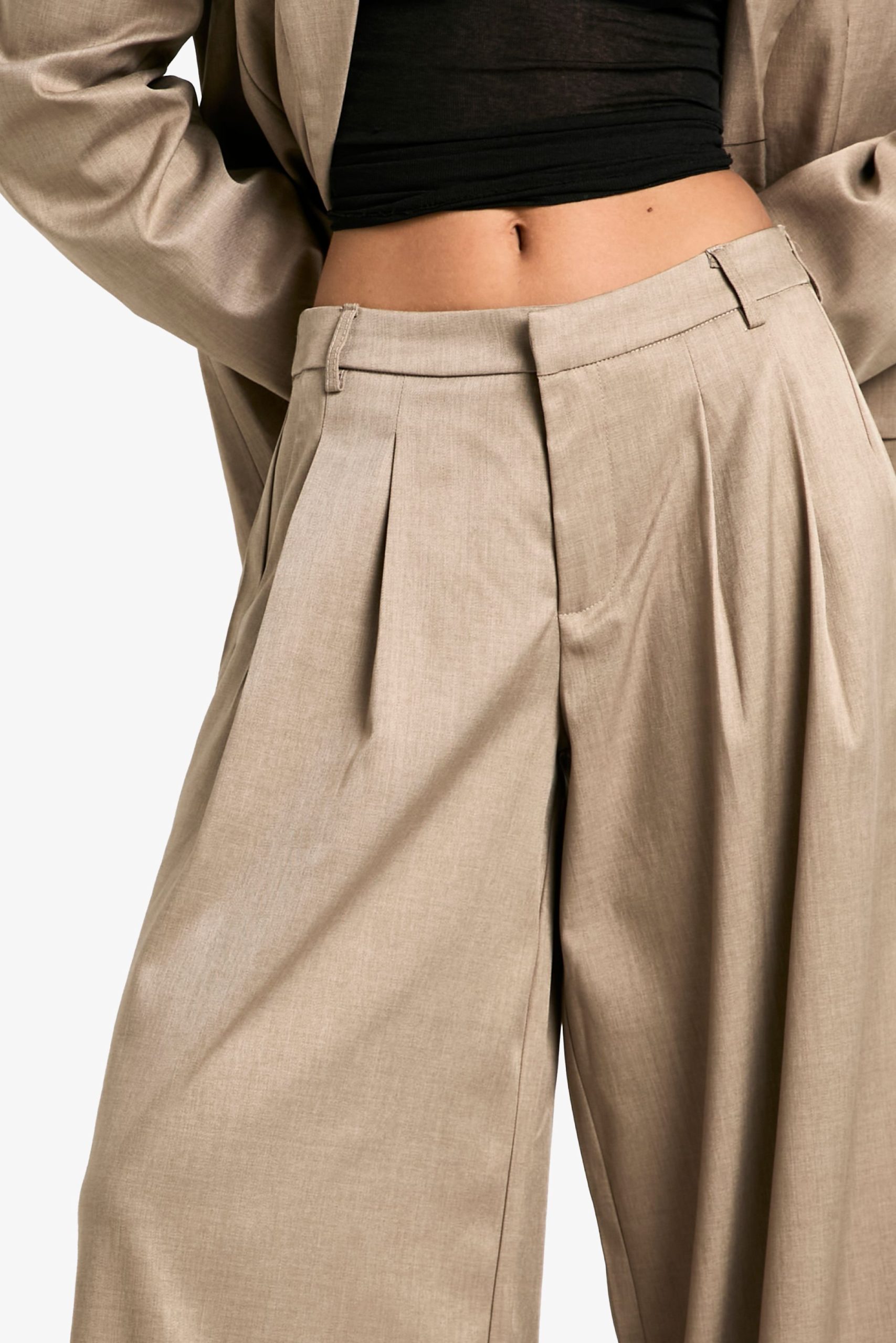Tailored Extreme Wide Leg Trousers - Image 4