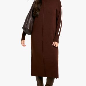 Side Stripe Knitted Dress