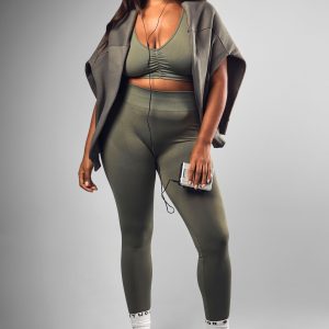 Plus Premium Sculpt Seamless Bum Scrunch Legging