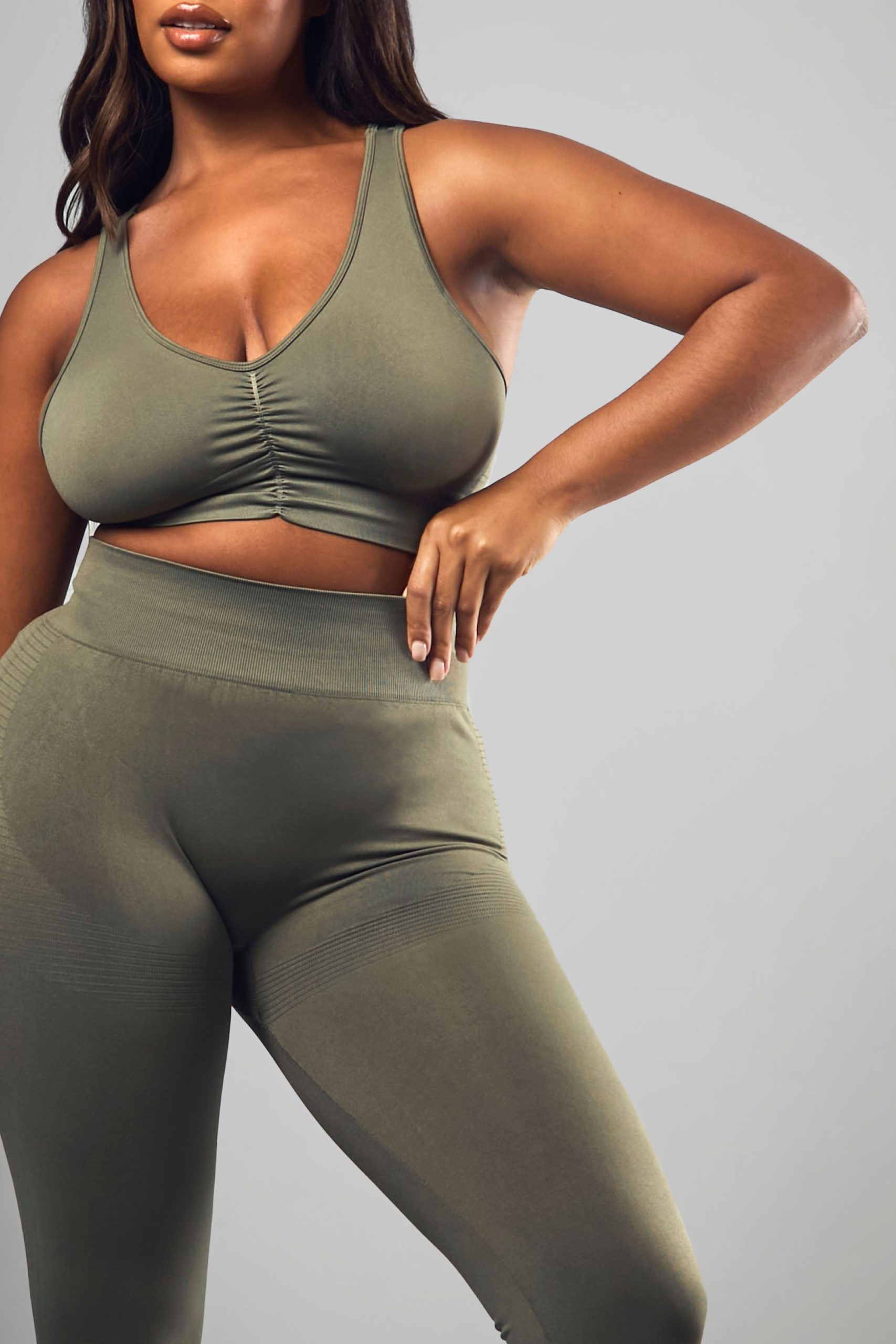 Plus Premium Sculpt Seamless Bum Scrunch Legging - Image 4