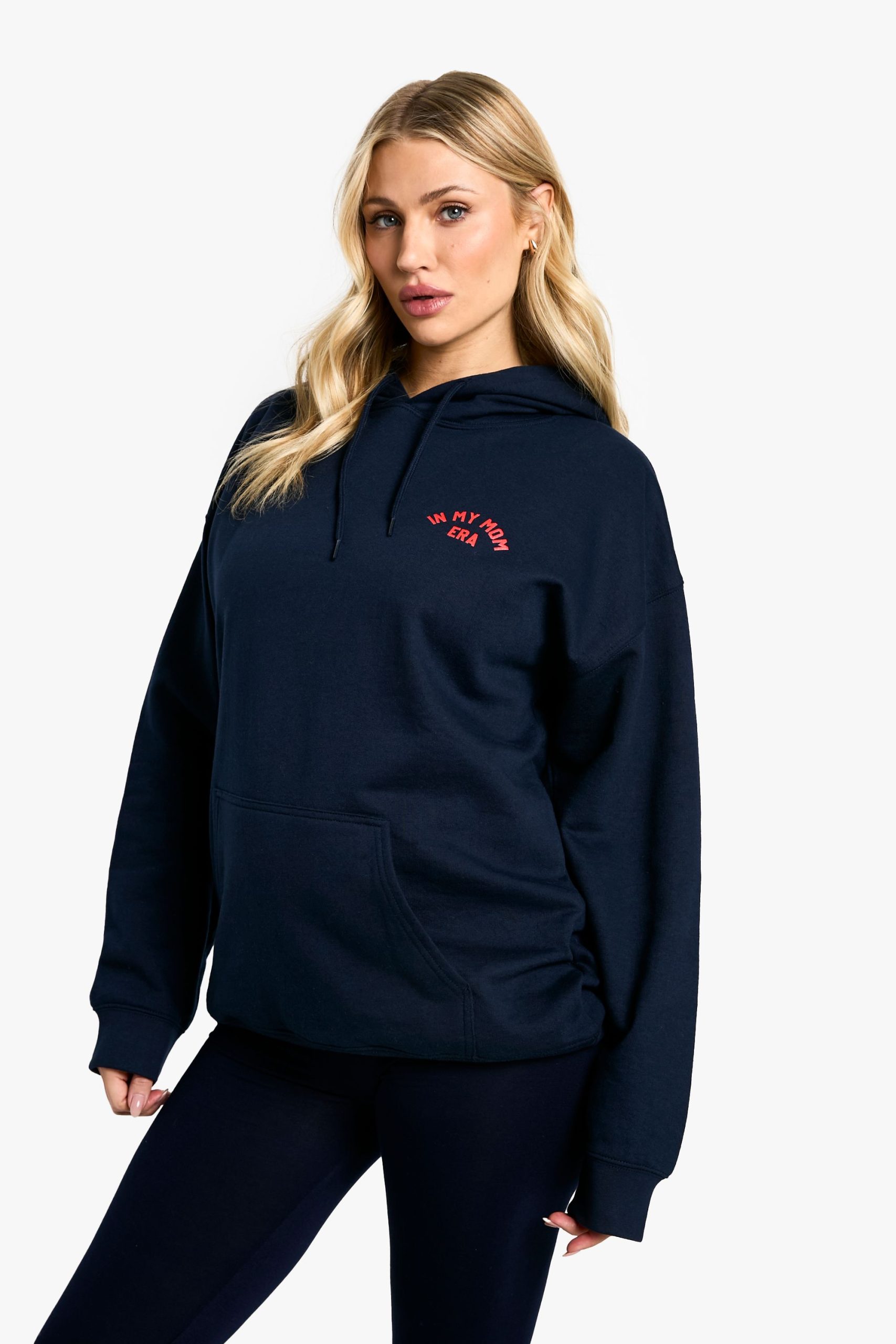 Maternity In My Mom Era Slogan Hoodie & Legging Set