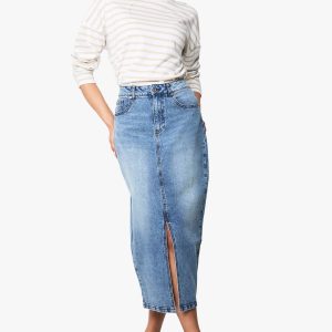 Denim Midaxi Skirt