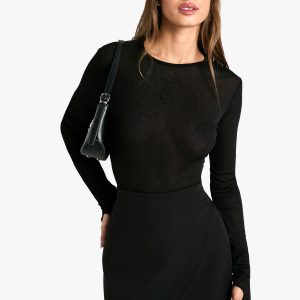 Woven Wrap Front Mini Skirt