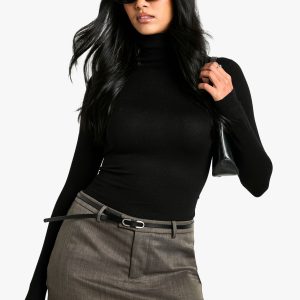 Tailored Mini Belt Detail Skort