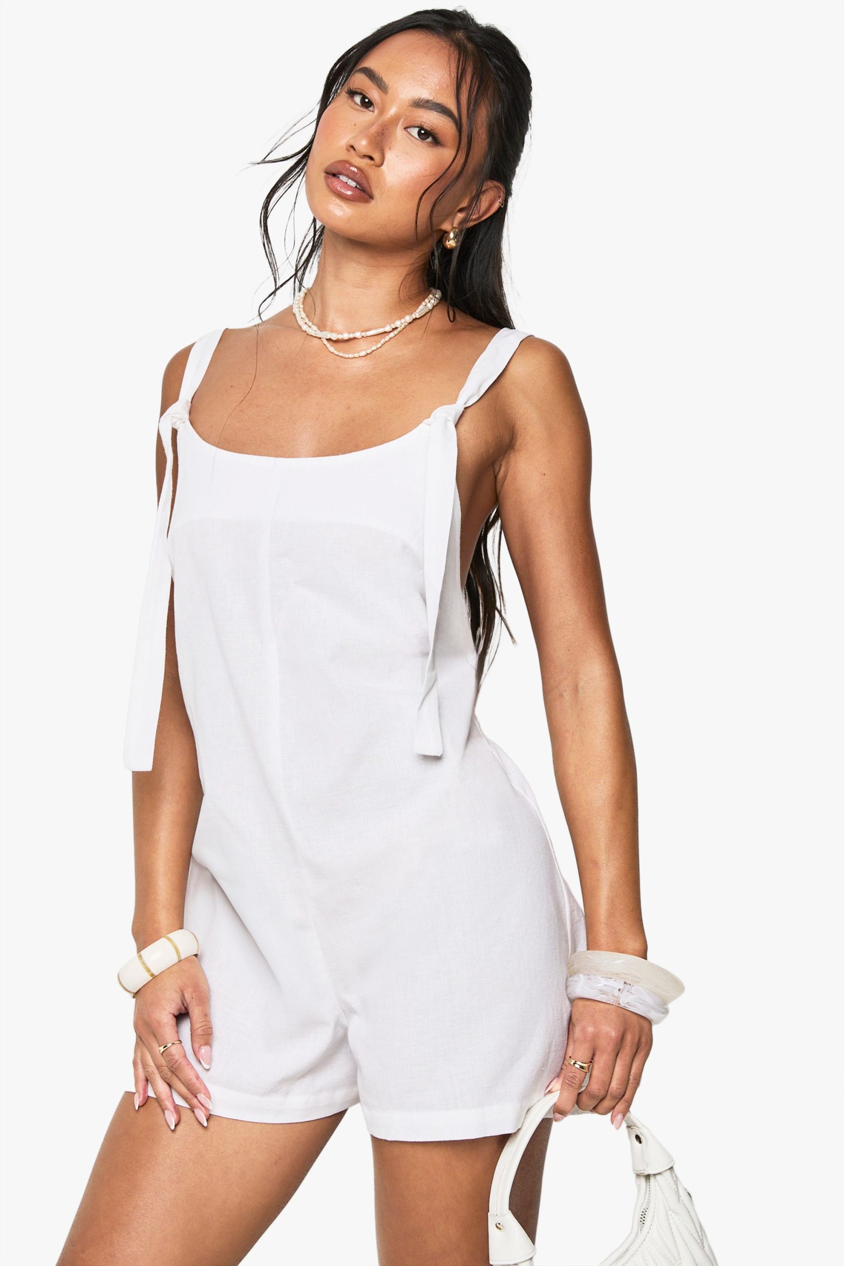 Linen Swing Playsuit