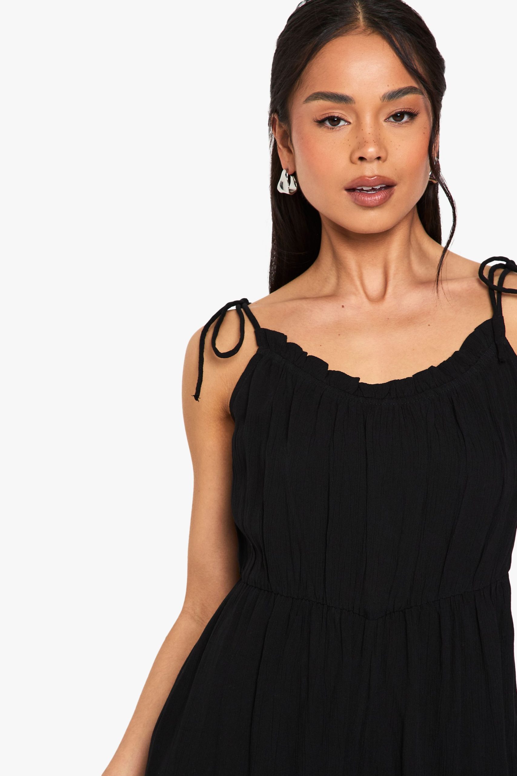 Cheesecloth Shoulder Jumpsuit - Image 4