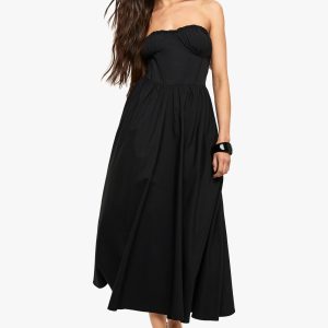 Bandeau Skater Midaxi Dress