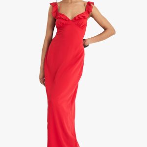 Chiffon Strappy Midaxi Dress