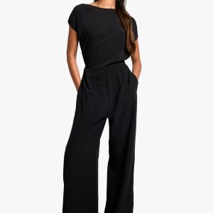 Asymmetric Wide Leg Jumpsuit