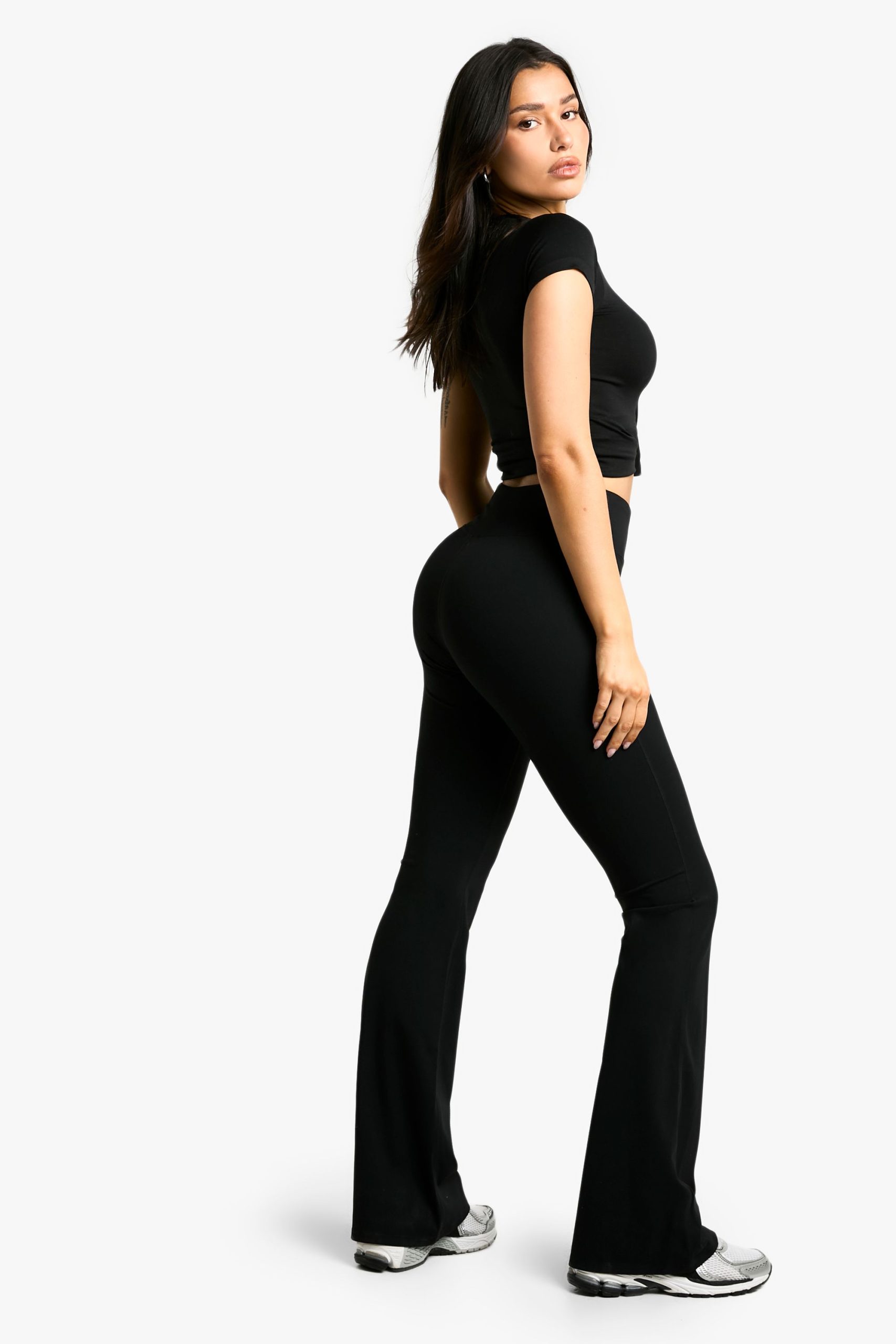 Tall High Waist Premium Active Flare Legging - Image 2