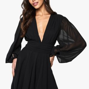 Chiffon Plunge Ruched Waist Playsuit