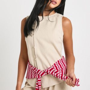 Woven Cord Waistcoat