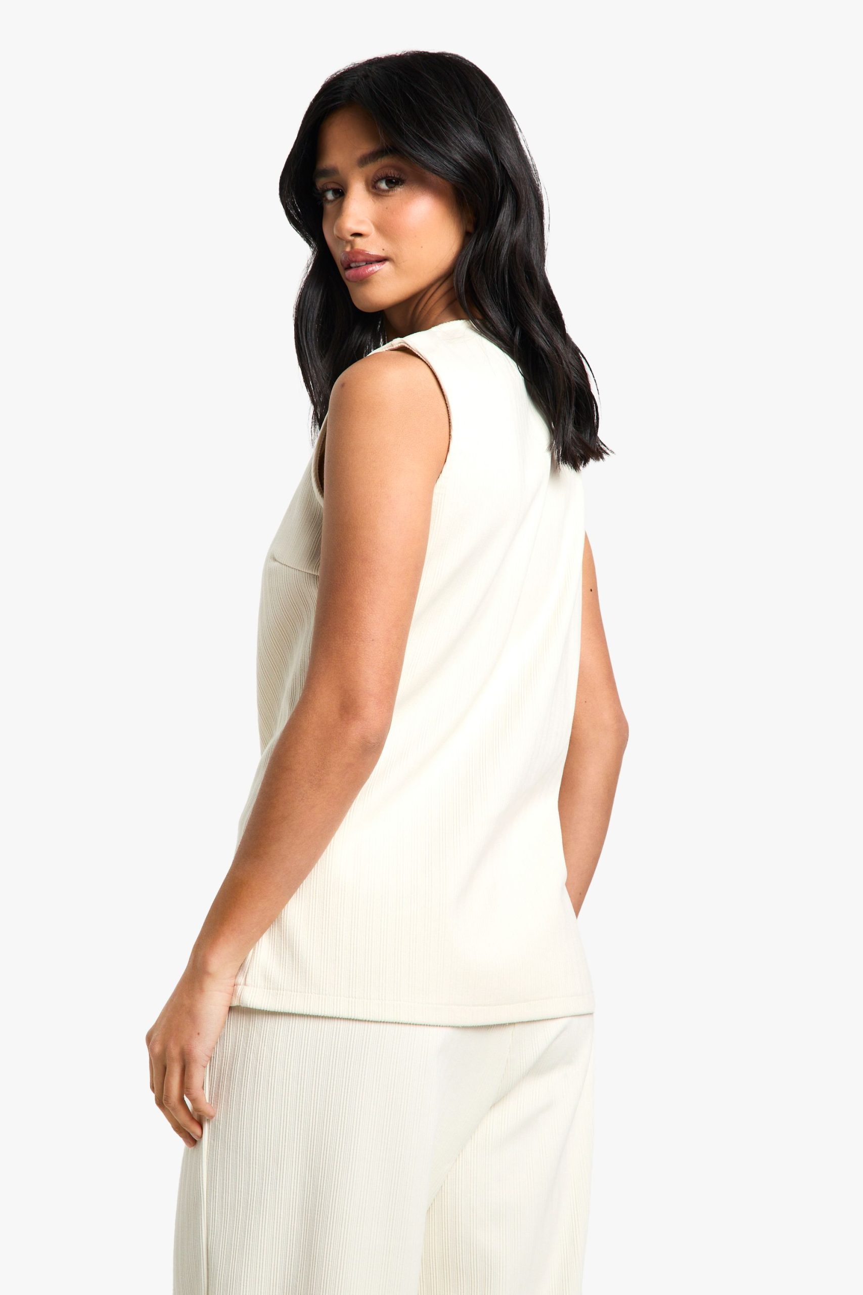 Petite Cord Waistcoat - Image 2