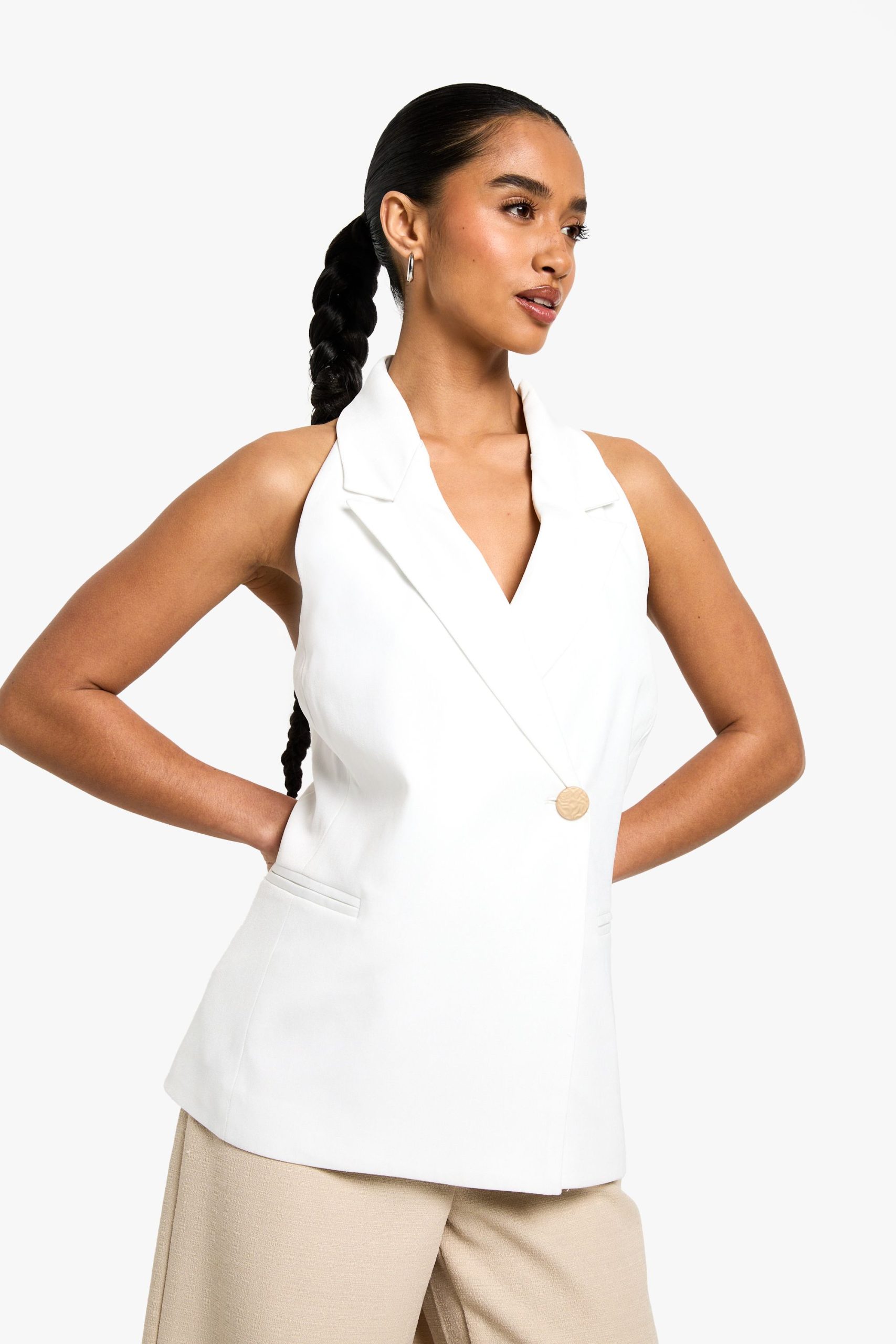 Petite Longline Waistcoat