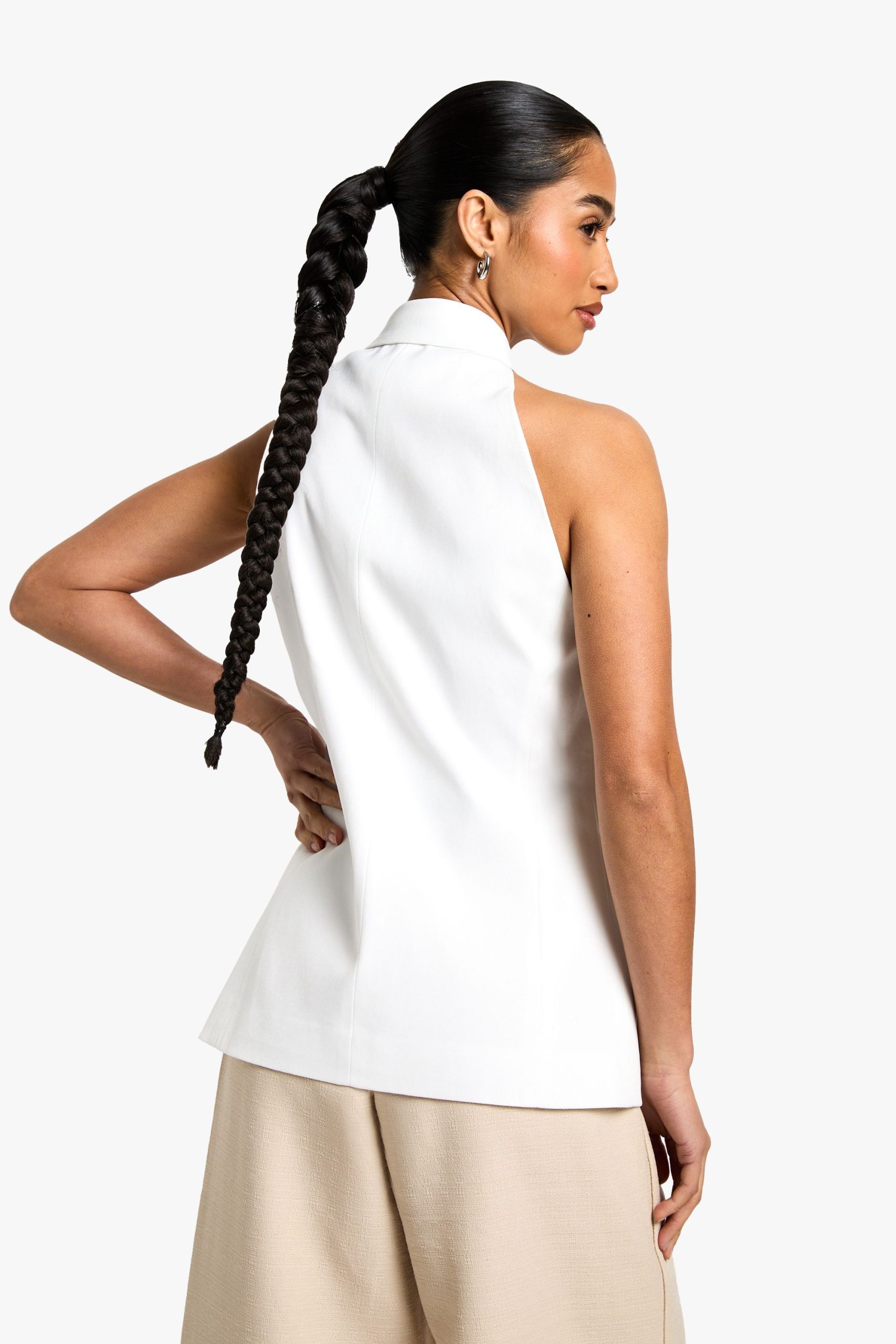 Petite Longline Waistcoat - Image 2