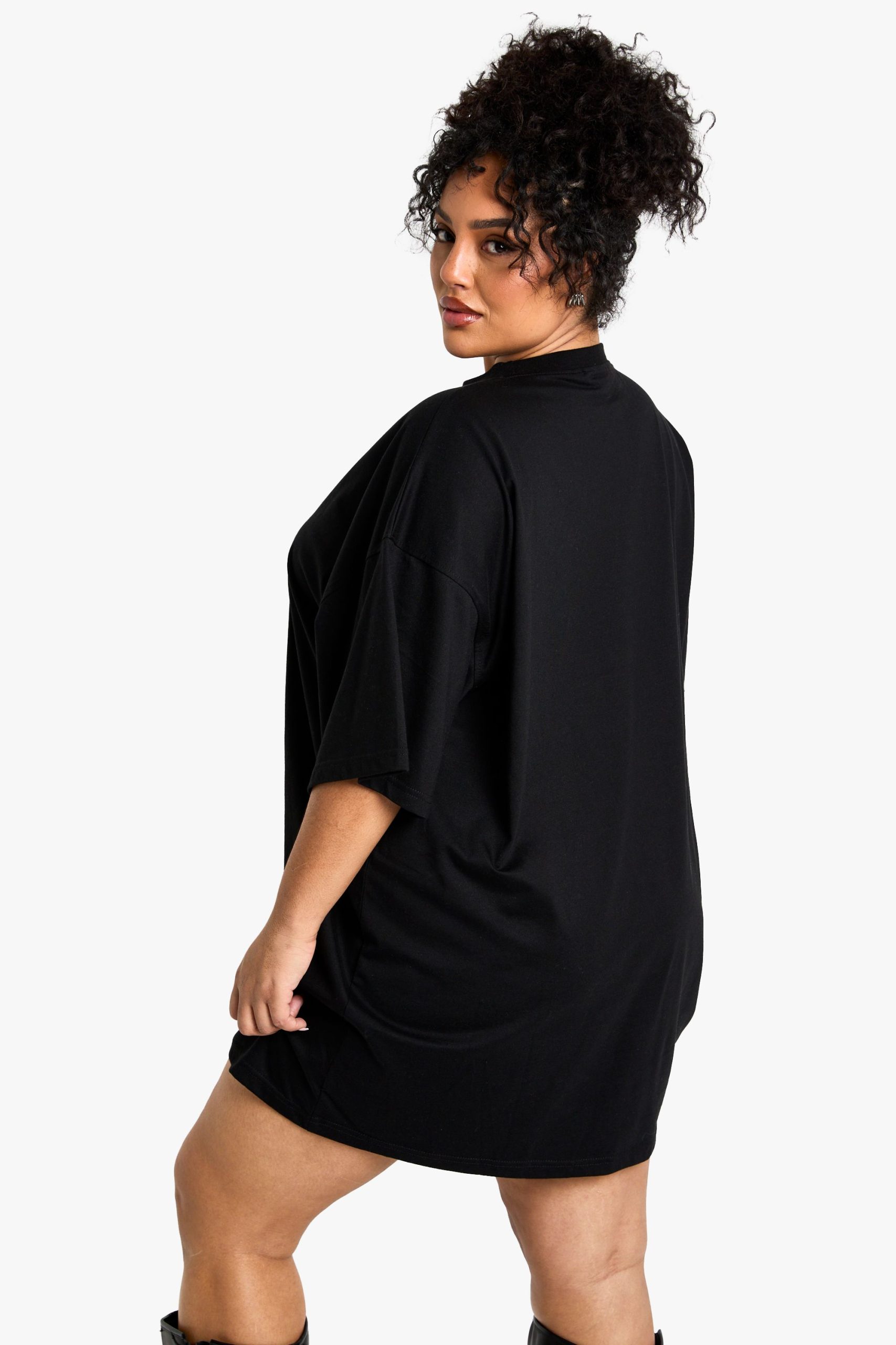 Plus Oversized T-Shirt Dress - Image 2