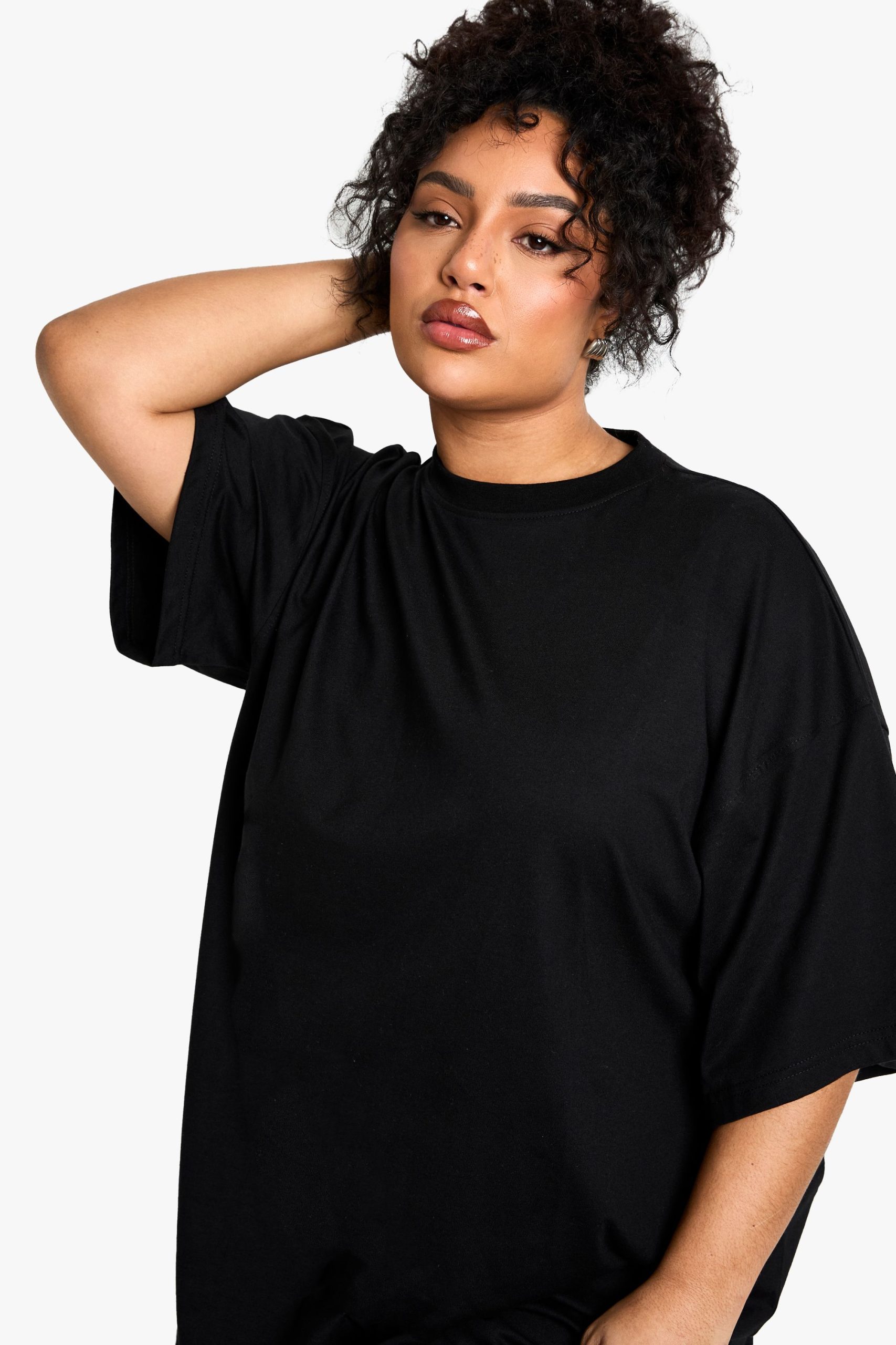 Plus Oversized T-Shirt Dress - Image 4