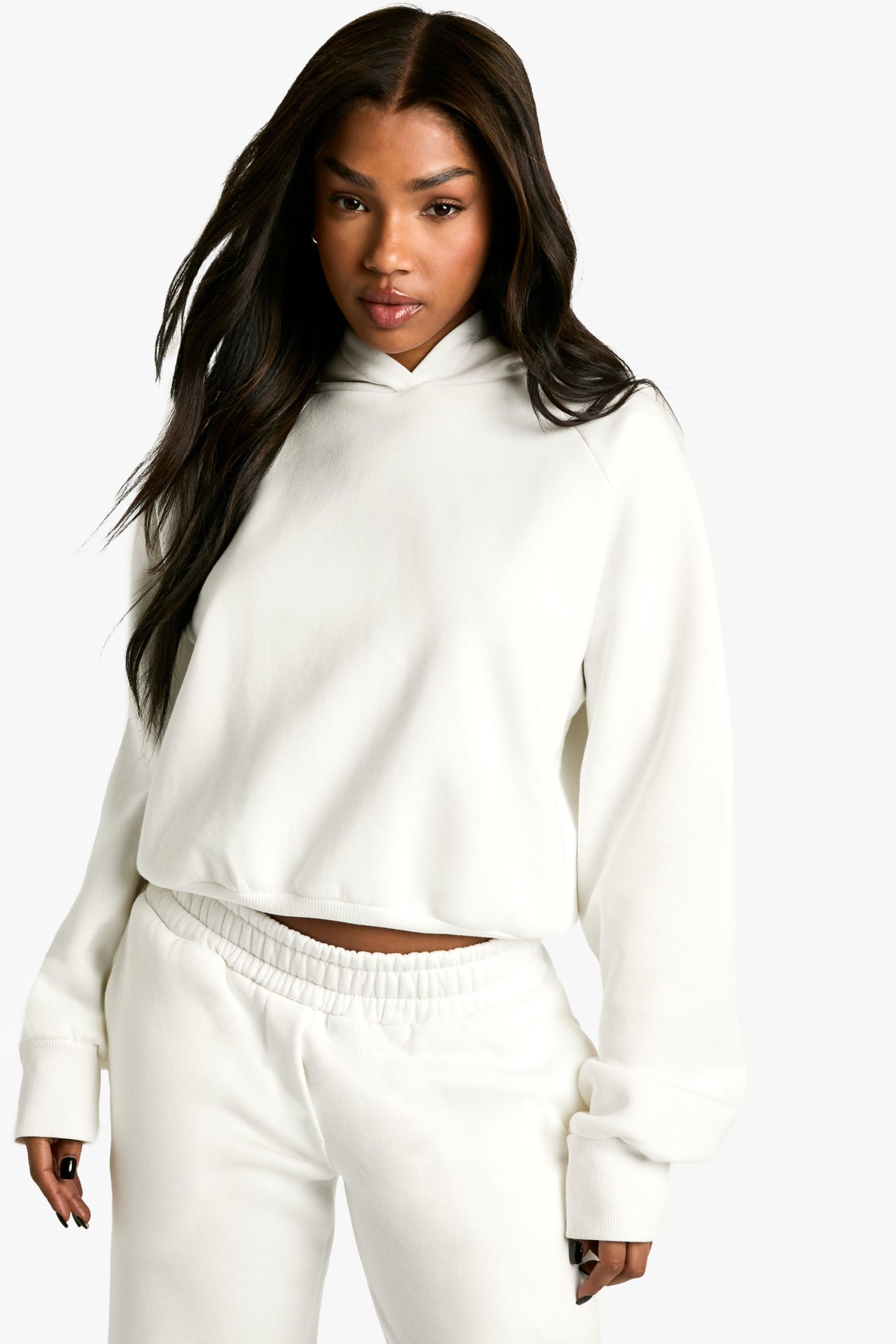 Deep Hem Oversized Hoodie