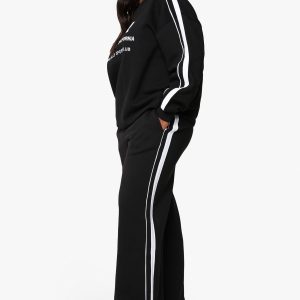 Plus Side Stripe Wide Leg Joggers