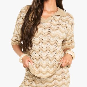 Crochet Stripe Short