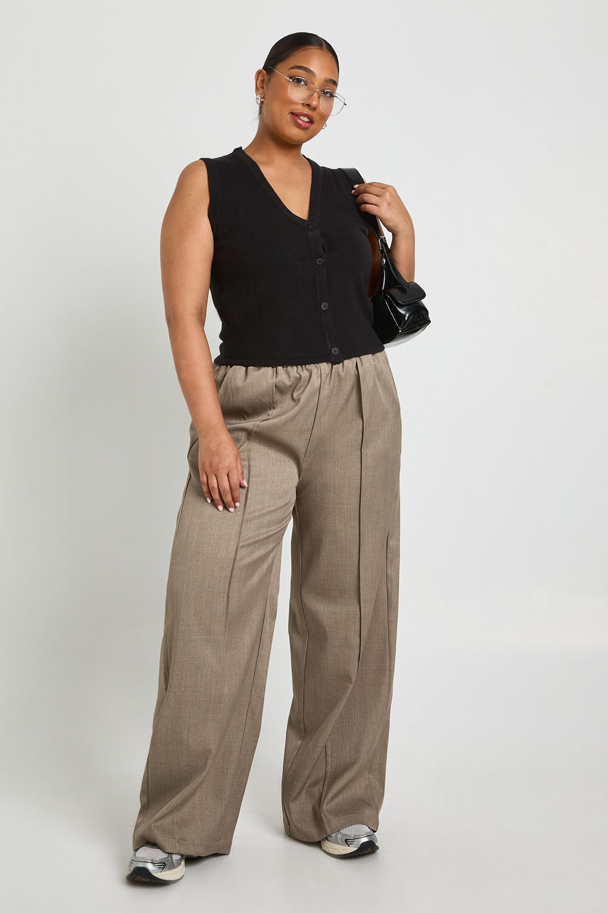 Plus Lightweight Button Through Waistcoat - Image 3
