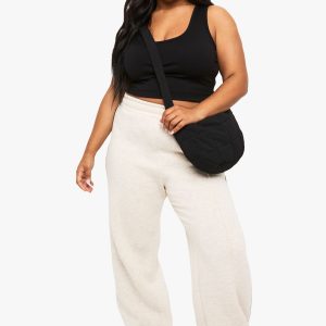 Plus Piping Detail Straight Leg Jogger