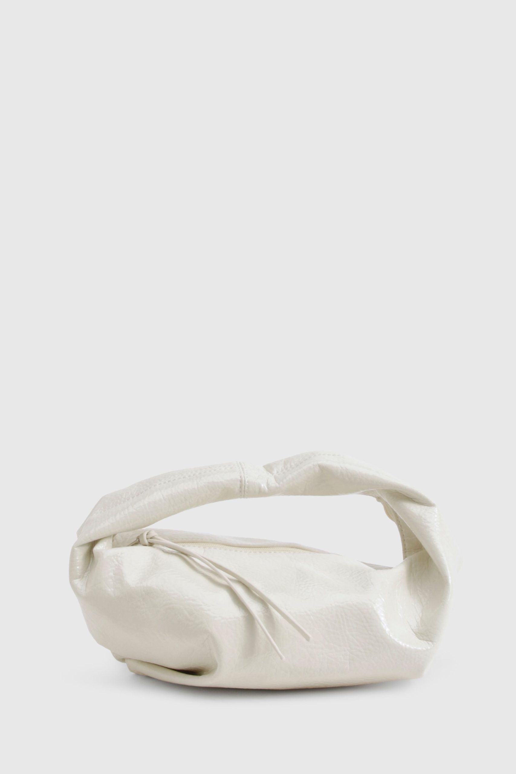 Textured Patent Slouchy Grab Bag - Image 2