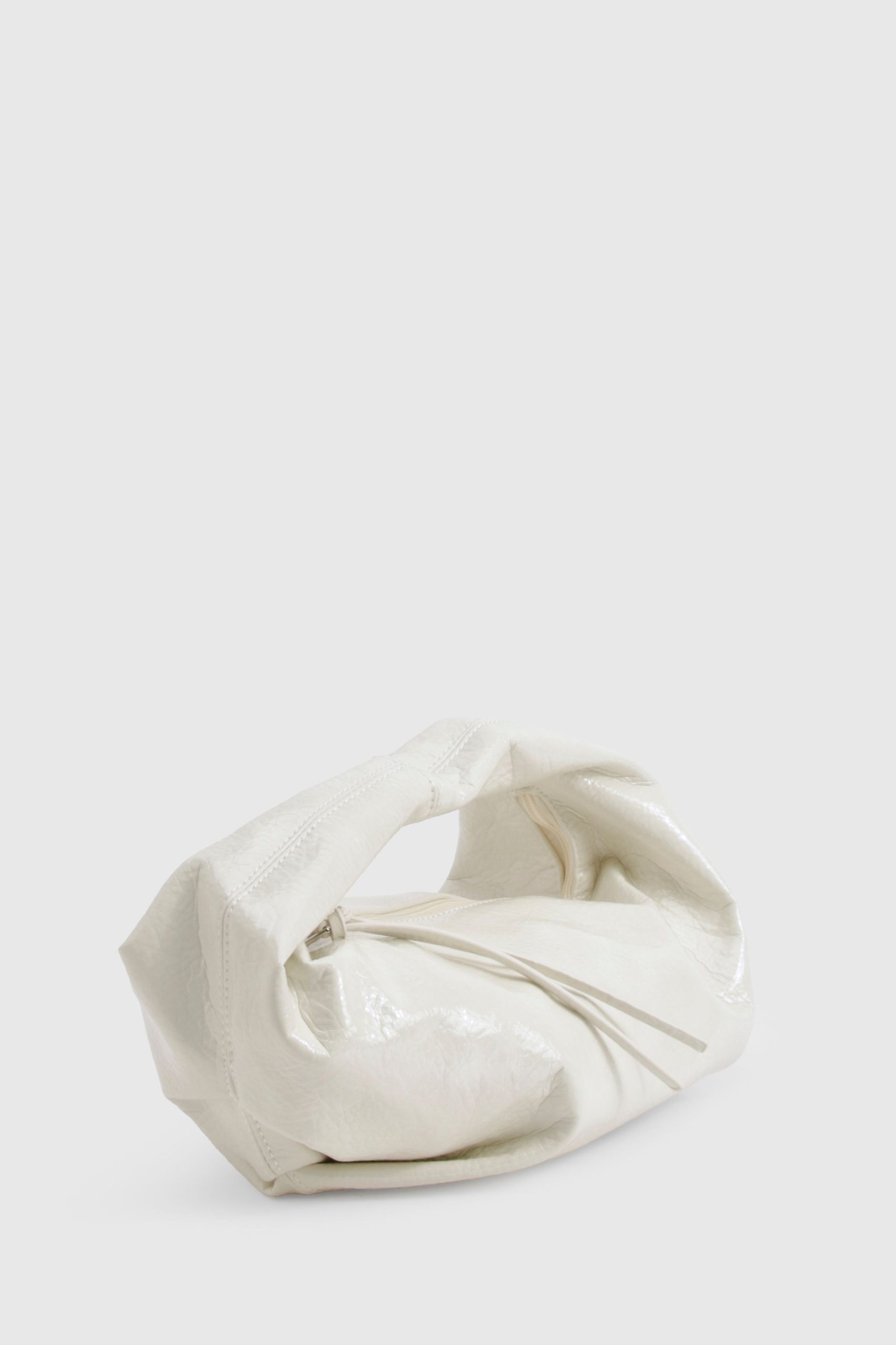 Textured Patent Slouchy Grab Bag - Image 3