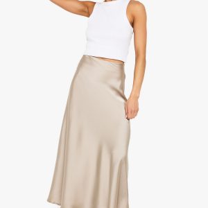 Satin Midaxi Skirt
