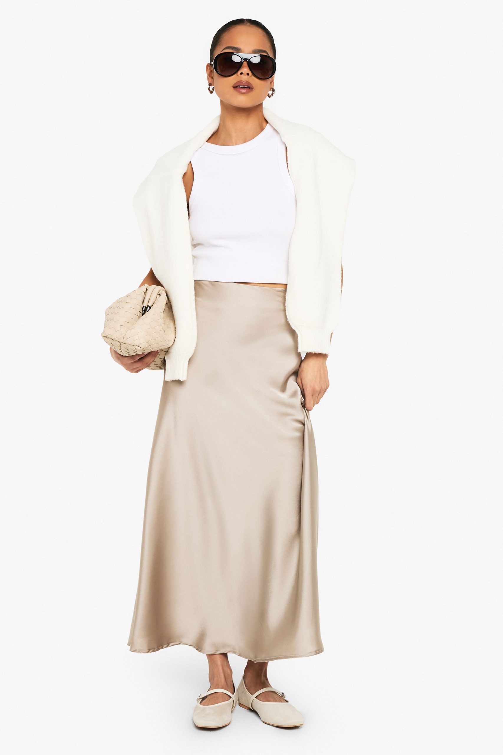 Satin Midaxi Skirt - Image 3