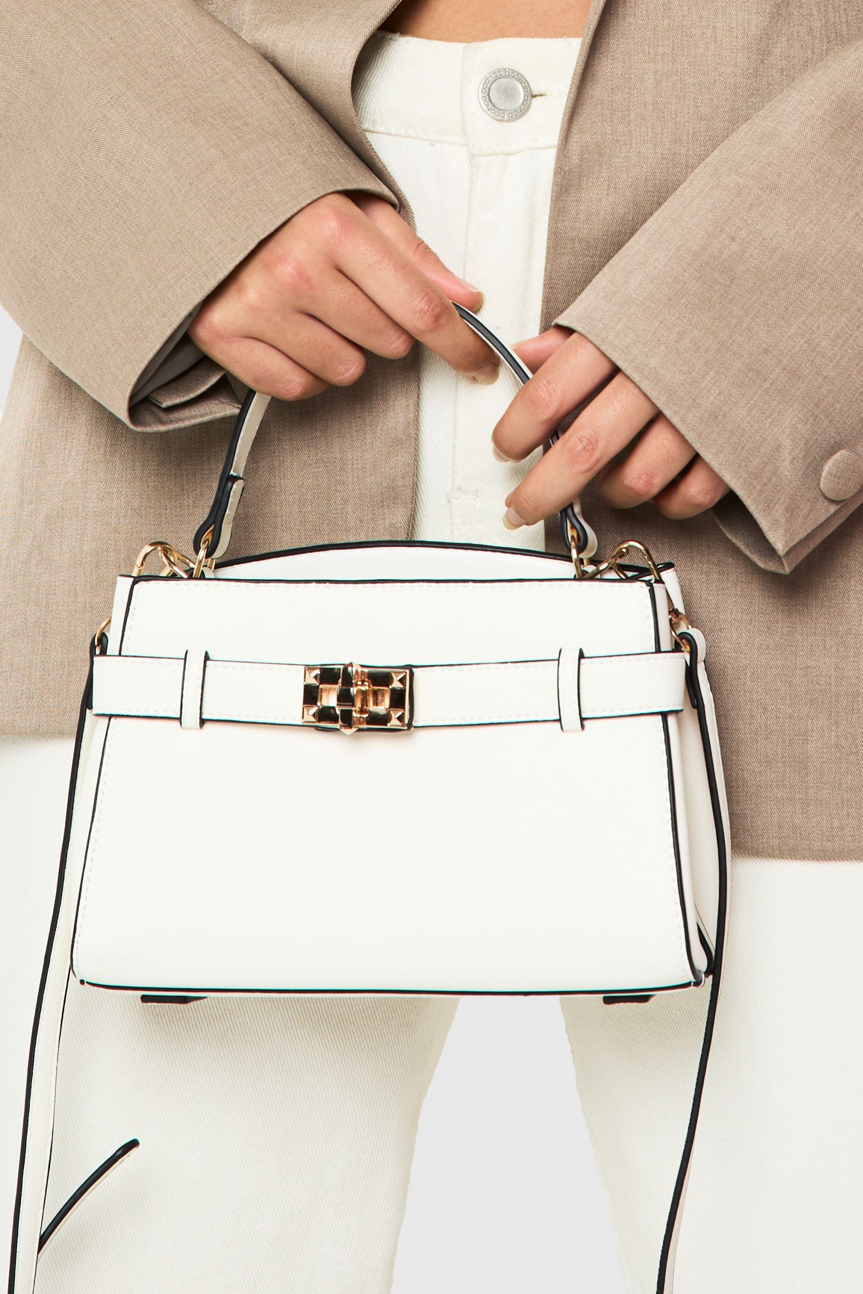 Buckle Strap Detail Mini Bag