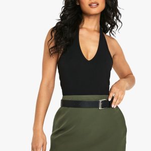 Basic Woven Mini Skirt