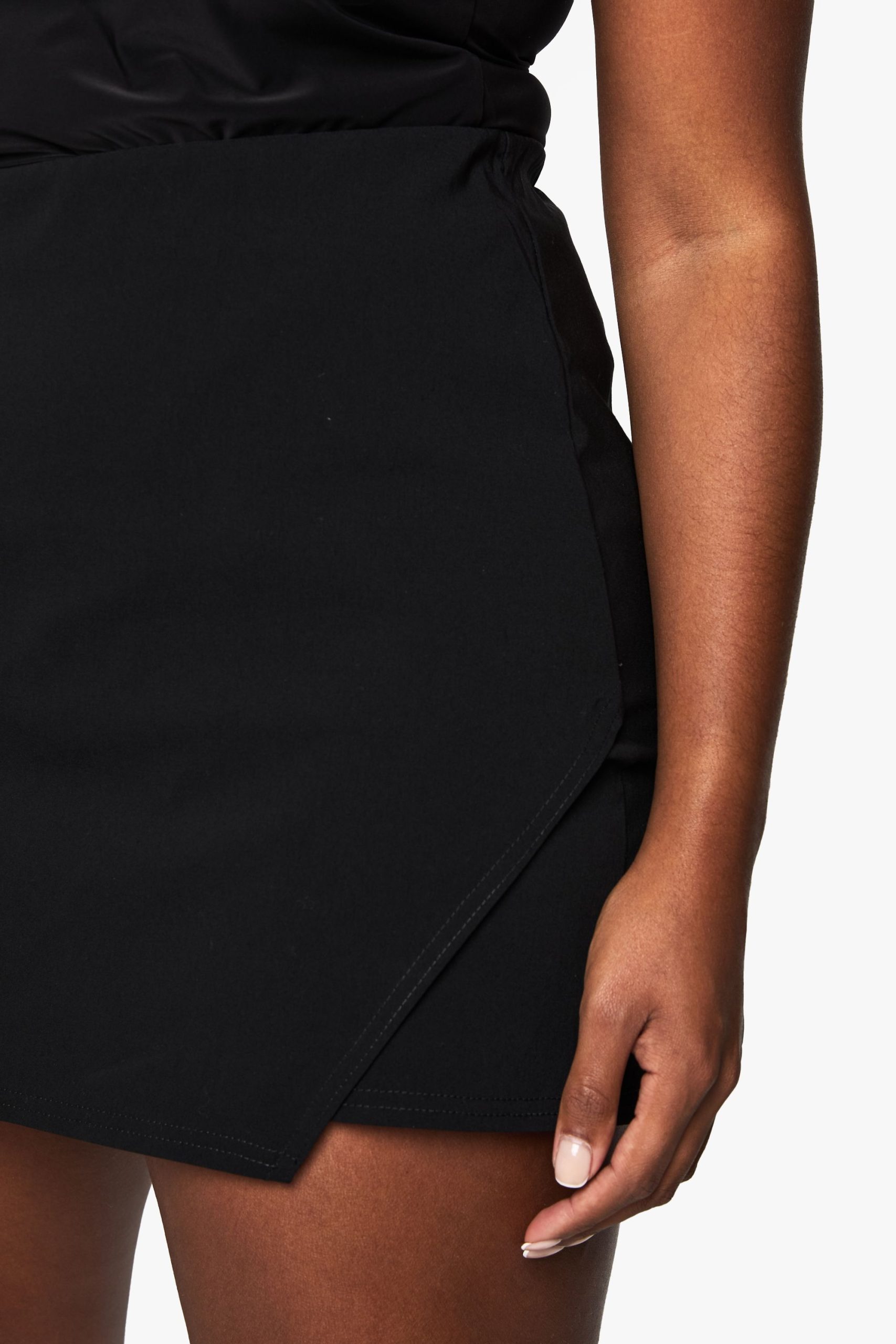 Plus Bengaline Wrap Skort - Image 4