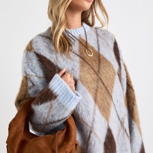 Faux Suede Slouchy Grab Bag
