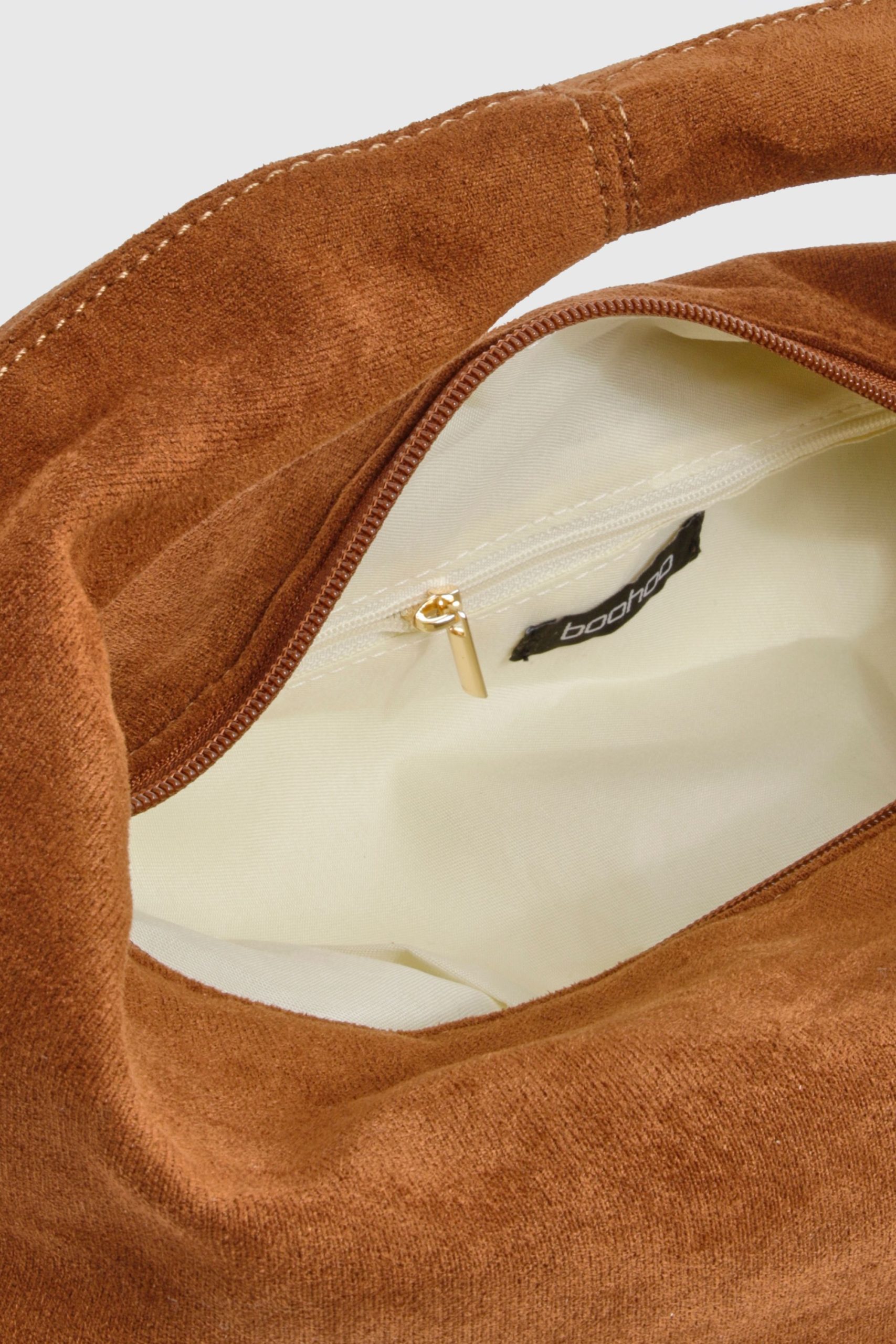Faux Suede Slouchy Grab Bag - Image 4