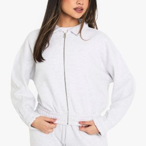 Collared Bomber Jacket